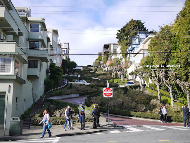 美西蜜月行│舊金山 九曲花巷 Lombard Street&nbsp;全世界最蜿蜒的小徑